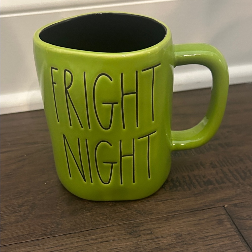 Rae Dunn Green Fright Night Mug